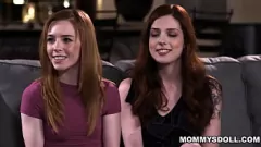 Odtwórz Zarodnie Scarlett Mae i Madi Collins pojawiają się upał z macochą Lauren Phillips w niegrzecznym trójkącie lesbijek