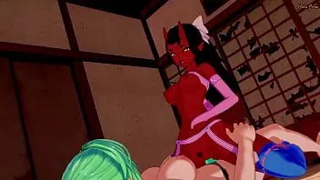 play Meru se trage cu strapon în lenjerie roz - meru the succubus hentai.